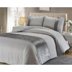 Posteljnina Velvet Vienna Gray